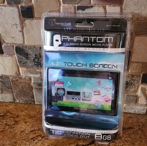 Phantom 4.3" Touch Screen Media Player - Black